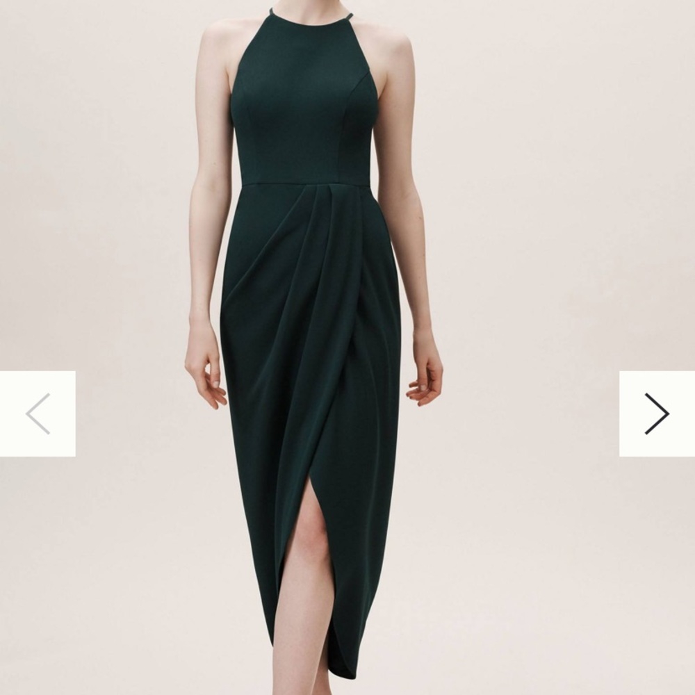 BHLDN Marceau Dress - Dark Emerald